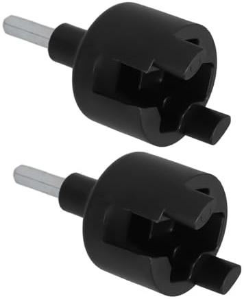 TOYANDONA Isolatori per Recinzione Elettrica 2 Pezzi, Manicotto Isolante Autoperforante in Pp Nero, Leggero e Portatile, per Recinzioni da Giardino e Frutteti All'aperto