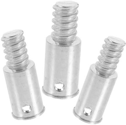 minkissy Broom Handle Threaded End Adapter Set 3pcs (19mm, 22mm, 25mm) Aluminum Alloy Telescopic Pole Tips for Extension Pole Repair and Household Cleaning Tools