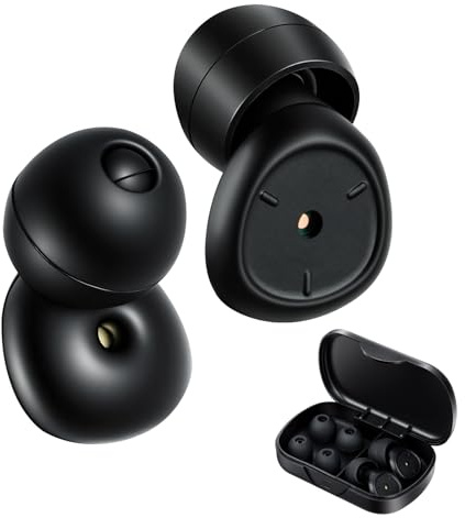 ABOHU Bouchons d’Oreille 50dB Réduction du Bruit - 3 Tailles (S/M/L) en Silicone Doux Réutilisable pour Sommeil, Travail et Concerts - Protection Auditive Confortable