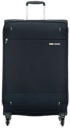 Samsonite Base Boost - Weichgepäck Koffer 66 cm Mittelgroß - Trolley Koffer mit 4 Rollen, TSA-Schloss, Leicht & Erweiterbar - 67.5 L - 2.70 kg - Blau (Navy Blue)