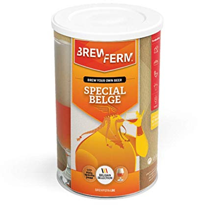 Brewferm - Ölsats Special Belge – ölbryggning för självbryggning – 12 liter – en bärnstensfärgad öl med en fin bitterhet