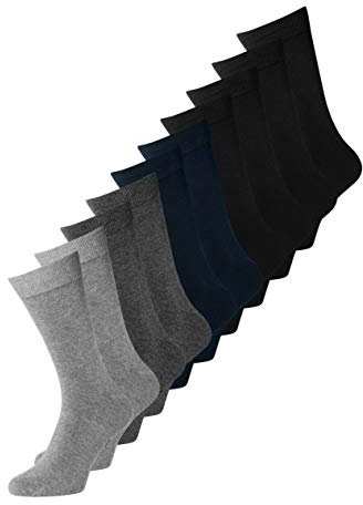 JACK & JONES Herr Jacjens Noos Strumpor, Grå, En Storlek Stor