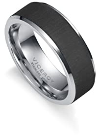 Viceroy Magnum | Anillo Hombre Negro Mate | Talla 22 | 1330A02200