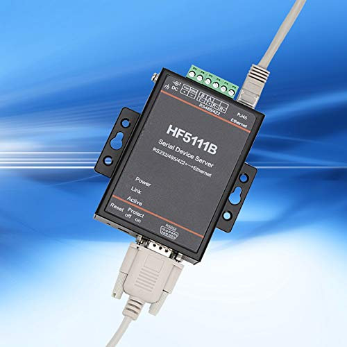 Serieller Netzwerkserver, Jadeshay HF-5111B Serieller Server 3-in-1 RJ45 RS232/RS485/RS422 zu Serieller Ethernet-Server DTU Serieller Geräteserver