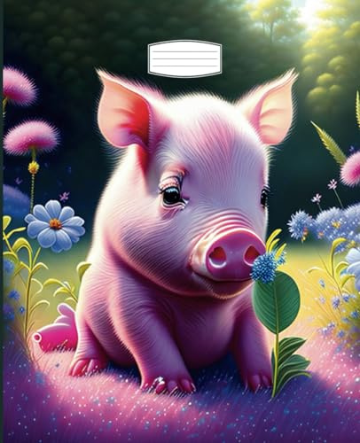 Notebook-Collage: Maialino stile art perfetto per prendere appunti e studiare (Italian Edition)