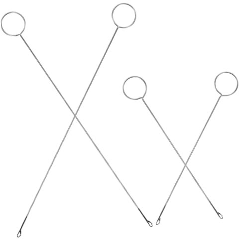 ULDIGI 4 Pezzi Inseritore Ago Cucire Metallico Resistente Uso Domestico Facile Utilizzare Lavori Ricamo