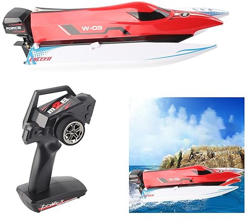 WOHPNLE 45 km/h 2,4 GHz bürstenloses ferngesteuertes Schnellboot-Renn-RC-Schnellboot-Spielzeugmodell