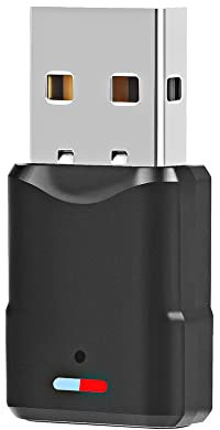 Domicubes Bluetooth 5.3 Adapter for PC Desktop, USB Bluetooth Dongle Receiver, 20 M Wireless Transmitter, Compatible with PS4/PS5/Pro/Switch/PC, Work with Headset Speakers