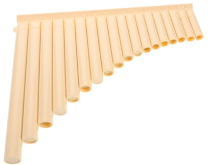Abaodam Panflöte Leichtes Blasinstrument aus Abs Kunststoff mit 18 Pfeifen für Anfänger für Kinder im Musikunterricht