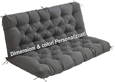Celtty Cuscino per Panca a Dondolo su Misura, Cuscini da Esterno per Giardino Personalizzati Impermeabile Cuscino per Pallet Interno