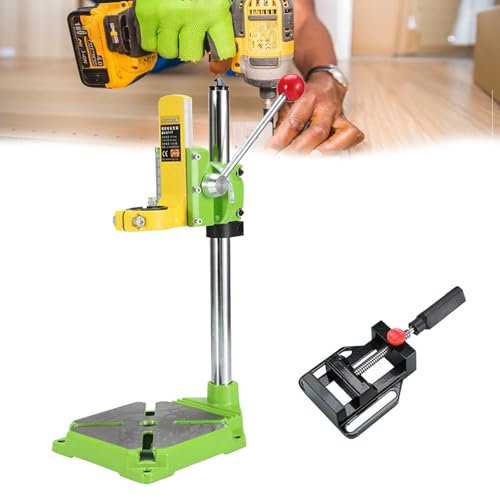 Supporto universale per trapano da banco – Supporto universale per trapano elettrico, multi-funzione morsetto per trapano a colonna per diametro collare 43 mm o 38 mm