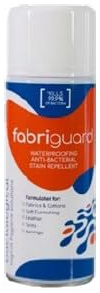 Fabriguard anti-bacterial & water proof spray 400ml - Protects against most liquids including; Wine, Oil, Blood, Water & Milk - Stain Repellant - Kills 99.9% of bacteria on surfaces