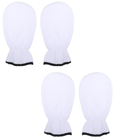 VALICLUD 2 pares de guantes de cera de parafina para el cuidado de las manos, cubierta de manos de cera de parafina calentada, manoplas de cera de parafina lavables para tratamiento de spa
