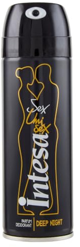 INTESA SEX UNISEX | Parfum Deodorant Deep Night, 125 ml