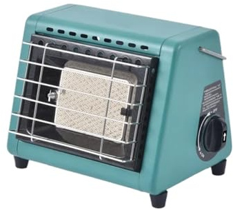 Stufa portatile a cherosene, Stufa A Gas Portatile Da 1,5 KW, Riscaldamento, Barbecue, 2 In, A Campeggio, A Propano For Tenda Picnic All'aperto, per le escursioni nel patio domestico(Green)