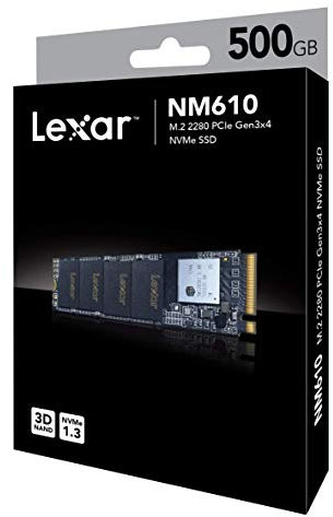 500GB SSD PCIE GEN3X4 2100R 1600W LEXAR