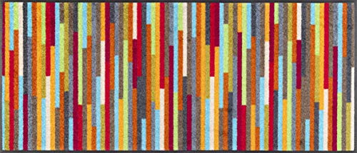 wash+dry Fußmatte, Mikado Stripes 60x140 cm, innen und außen, waschbar