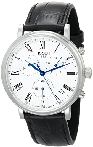 Tissot Hommes Analogique Quartz Suisse Montre avec Bracelet en Cuir T1224171603300
