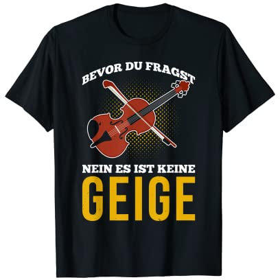 Bratsche Spielen Viola Musik Bratschist Orchester Violist T-Shirt