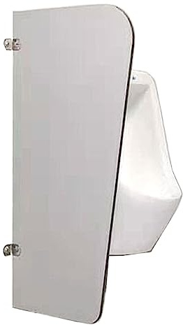 MMOU Separador De Urinarios, Separador Impermeable para Hombres, Accesorios De Urinarios Montados En La Pared con Código De Esquina De Acero Inoxidable