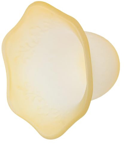 IMIKEYA Abat-Jour En Verre De Fleur De Lys Abat-Jour En Forme De Cloche Jaune Ampoule Cage Couvre Remplacement Pour Plafond Pendentif Éclairage Lustres Applique Murale