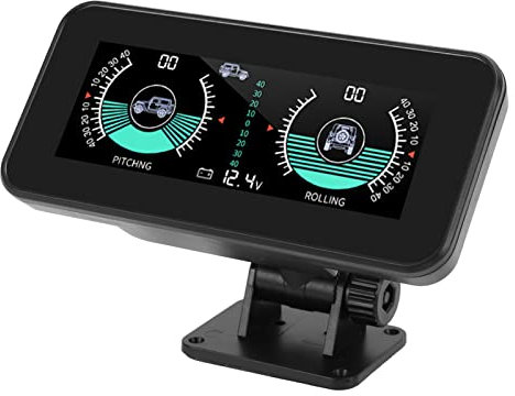 Zohisin-Messgerät, Off-Road-Messgerät, 16 x 11 x 8, universal, intelligenter Auto-Neigungsmesser, Neigungsmesser, hochauflösendes Hud-Digital-Winkel-Steigungsmessgerät für