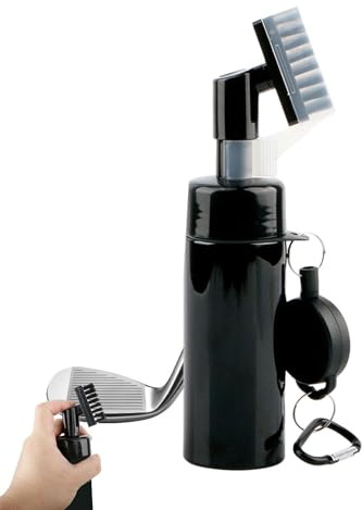 Golfschläger Reinigungsbürste Mit Düse Golfschläger Bürste Rillenreiniger Golfballreiniger Mit Eingebautem Wasserspray Golfschlägerbürste Golfschläger Reinigungsbürsten Kit Für Golfübungen Im Freien
