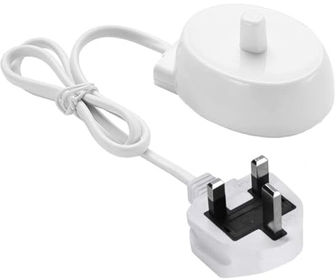 Electric Toothbrush Charger for Oral B,UK Inductive Electric Toothbrush Replacement Charger Base Compatible with Braun Oral B Type 3757 Charging Base, Waterproof Toothbrushes Charging Adapter UK Plug
