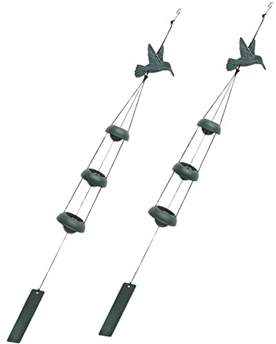 Yardwe 2stücke Japanisches Windspiel Für Garten Terrasse Outdoor Hängende Glocke Dekorative Windspiele Mit Klarem Für Balkon Und Freiluftdekoration