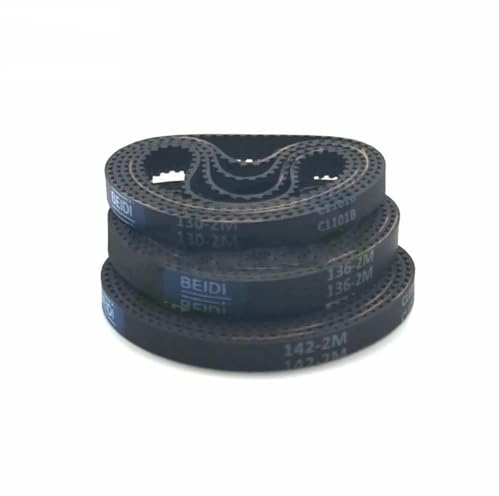 PAKAGVTTB Keilriemen Zahnriemen Breite 4/6/10/15 Mm Länge 118 120 126 130 136 142 158 166 Mm Für Staubsauger Antriebsriemen HTD 2M 2M-120 2M-142 Keilriemen(2M-142mm-71Teeth,1PC_5MM)