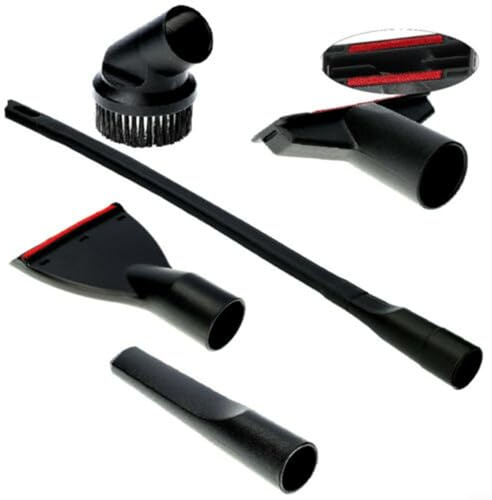 HomeVortex 6-in-1 35 MM Vacuum Cleaner Accessories Kit Multi-Surface Brush Set Extension Tube Crevice Tool Round Brush Sofa Nozzle for Home Office Car