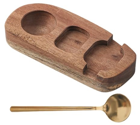 Vassoio per uova in legno, 3 scomparti, 15,2 x 6,56 x 2,58 cm, in legno rustico, contenitore per formaggi, organizer per uova sode per servire da tavolo, bancone della cucina, uso ristorante