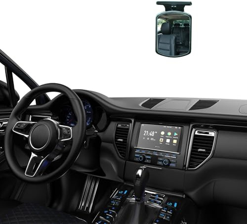 Espejo Retrovisor Para Bebés Para El Automóvil - Mirrorr En El Asiento Trasero Shatterproof | Espejos De Autos Infantiles Ajustables De Gran Ángulo | Asiento De Cara Trasera | Safety Babies Accesorio