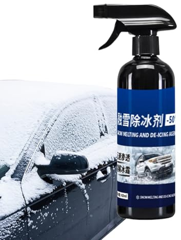 Genérico Descongelante para Parabrisas | 420ml Agente De Limpieza Rápido Anticongelante - Líquido Descongelante para Lavaparabrisas,para Ventanas, Escarcha, Refrigeradores, Congeladores Y Exterior En