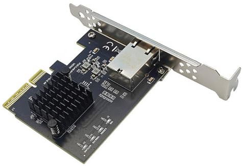 Oxtxuzdm Tarjeta de red PCIE3.0 a RJ45 de 10 Gbps RTL8127AT Chip Gigabit Ethernet PCIE adaptador de 10000 Mbps para PC de escritorio de red rápida