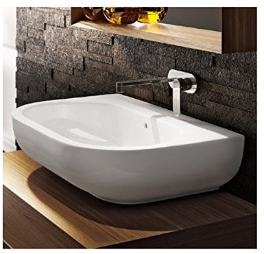 Flaminia Pass Lavabo 72 appoggio-sospeso in ceramica PS72L