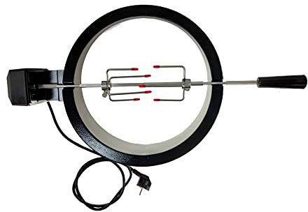 KAMADO Bono - Girarrosto Elettrico Professionale per Barbecue, Spiedo Girevole per BBQ, Cottura Uniforme, Compatibile con Dispositivo Kamado Bono Minimo