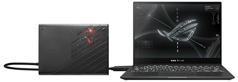 Asus ROG Flow X13 Gaming Convertible | 13,4 4K 16:10 TOUCH Display | AMD Ryzen 9-6900HS | 32 GB RAM | 1TB SSD | Nvidia RTX 3050Ti | mit ROG XG Mobile | Windows 11 | QWERTZ Tastatur | Off Black