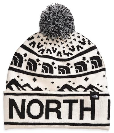 The North Face Tuke Beanie-Mütze Gardenia White- Black Einheitsgröße