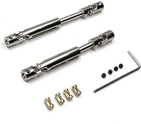 Oikabio MN78 - Eje de transmisión CVD de metal con 3 mm y 4 mm para MN78 MN-78 MN 78 1/12 RC Car Upgrade Parts