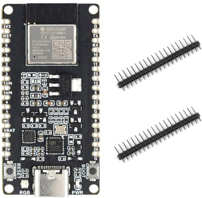 Waveshare ESP32-H2 Microcontroller, 96MHz Processor, ESP32-H2-MINI-1-N4 Module, Built In 4MB Flash, Supports BLE/Zigbee/Thread Wireless Communication