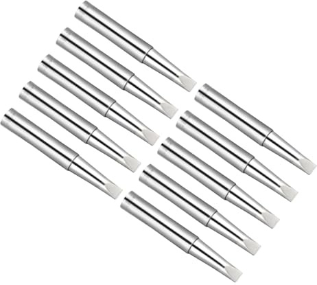 CoCud Lötspitzen, 4x6,5 mm 900M-T-3.2D, Feine Lötspitzen Ersatz für Lötkolben Löten - (Anwendungen: für Lötkolben Lötstation), 10 Stück