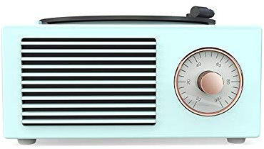 Bluetooth-Lautsprecher Mini Kreatives Geschenk Vinyl-Phonograph Home Mini-Karte Kleine Stereoanlage Retro Rosa Grün Weiß