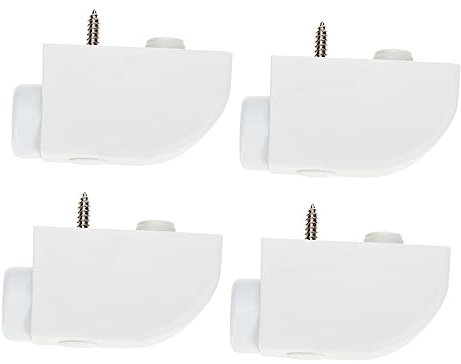 GETAJGHSD 4piezas Cerradura Ventanas Correderas Blanco Seguro Tope Bloqueo Puertas Deslizantes Protección Niño Niña Hogar Oficina
