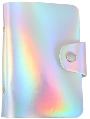 Paquet Capacité 20 Feuilles pour Plaques de Nail Art en Cuir Pu Boucle | Pochette de Rangement Pratique, Accès Facile, Organise les Plaques de Stamping
