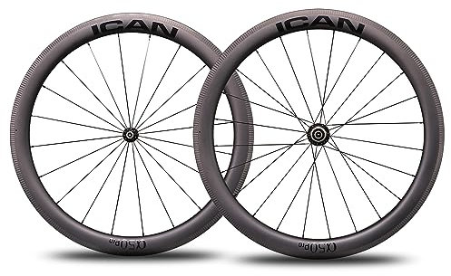ICAN Alpha 50 Pro 1502g Carbon Rennrad Laufradsatz 700C Felgenbremse 20/24 Löcher