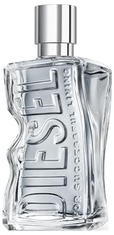 Diesel D By Diesel, Eau de Toilette pour Homme en Spray Vaporisateur, Flacon Rechargeable, Parfum Frais & Énergisant, 100 ml