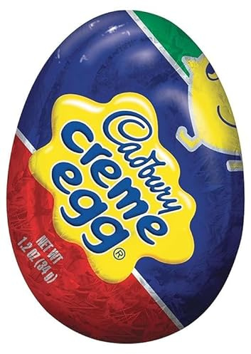 Cadbur.yEaster Milk Chocolate Creme Eggs (1.2 Oz.) Individually Wrapped, Bulk (10 Count) Delicious Chocolate & Fondant Easter Candy, Great for Easter Basket Fillers, Spring Gift Stuffers and Baking!