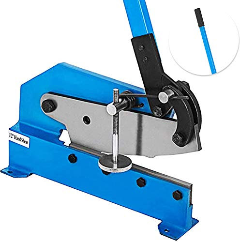 Manueller 12-Zoll-Metallscherenschneider, robust, 1/4 Zoll bis 3/16 Zoll dick, manuelle Platte, flaches Metall, Stahlblech, Schneideschneider, Schere, rundes Material, Metall, Stahlblech, Schneidesc