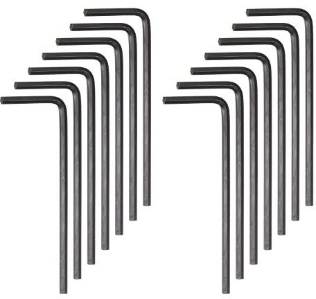 QUARKZMAN 30uds Hexagonal Inglesa Llave 2mm Métrica CR-V L Forma Hexagonal Cabeza Reparación Herramienta